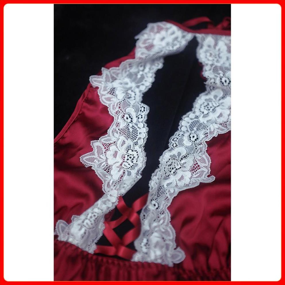 Đầm ngủ ren ngực dáng xòe nóng bỏng, chụp studio siêu xinh  [LamiaStore] | BigBuy360 - bigbuy360.vn