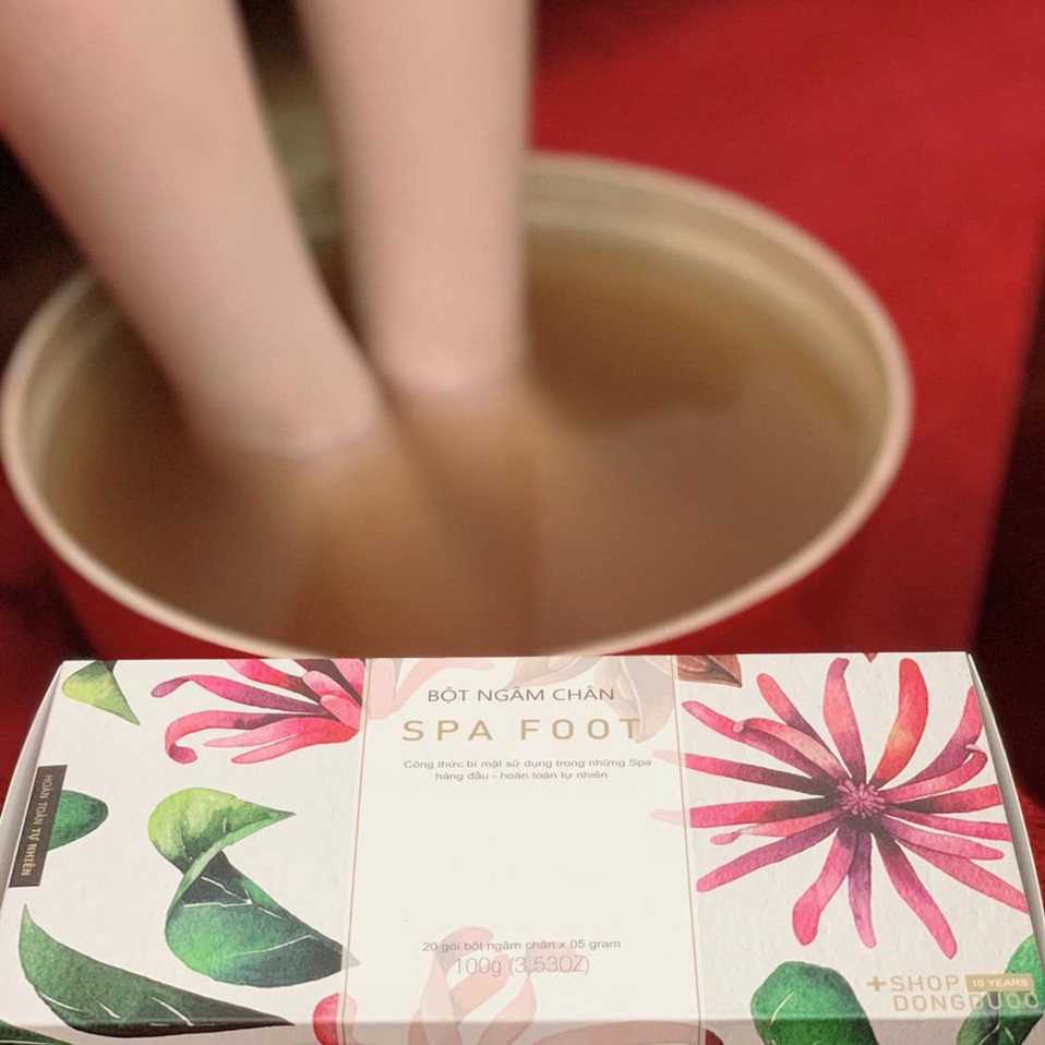 Sản phẩm dùng thử: 05 gói Bột Ngâm Chân Trị Liệu Thảo Dược Cao Cấp - Home Spa Foot - 5 Lần Sử Dụng - Tiêu Chuẩn Quatest