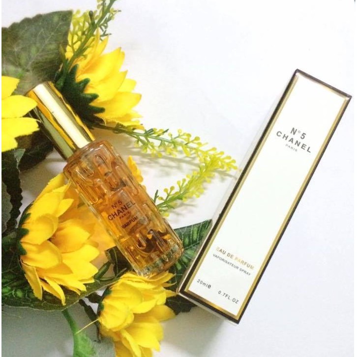 Nước hoa mini no5 nữ 20ml dạng xịt- mẫu 4d - Mùi N5