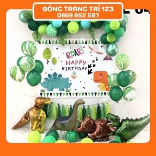 Set bóng trang trí chủ đề khủng long