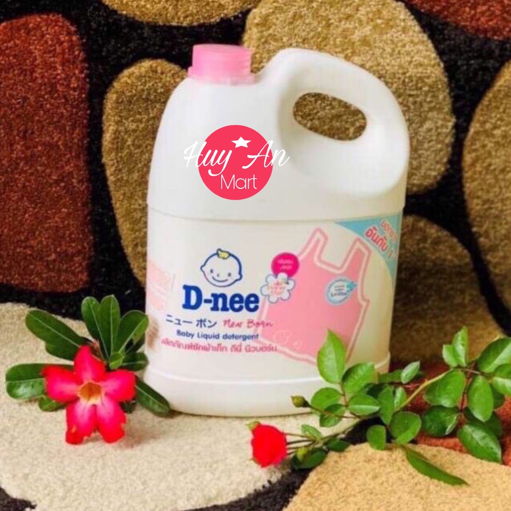 Nước giặt quần áo Dnee Thái Lan 3000ml 🌺HÀNG CAO CẤP🌺 Nước giặt quần áo Dnee cho trẻ em, AN TOÀN CHO BÉ