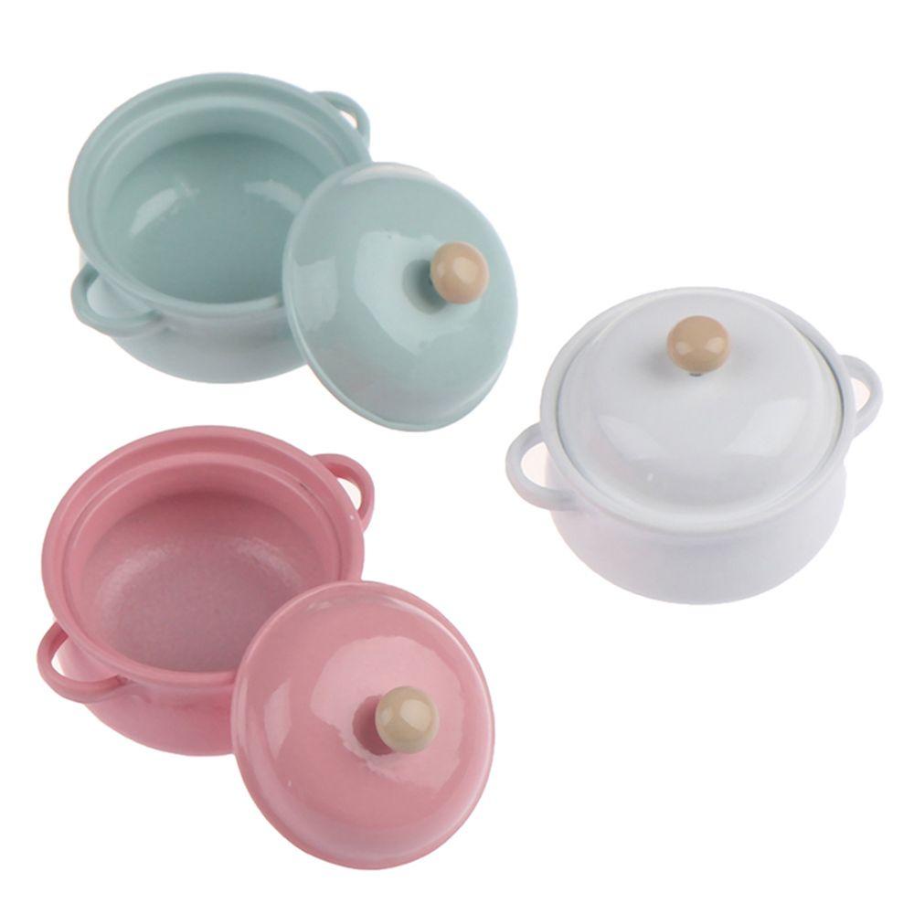 Nồi Nấu Súp Giả Mini Màu Kẹo Kèm Vỏ Bọc Nồi Tiện Dụng