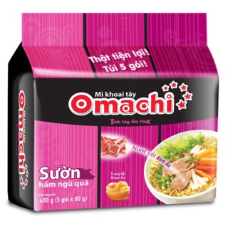 Mì tôm Omachi,lốc 5 gói x 85g