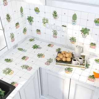 Decal dán nhà bếp chống bám dầu mỡ, cách nhiệt cao cấp khổ 60cm,giấy dán tường trang trí sẵn keo