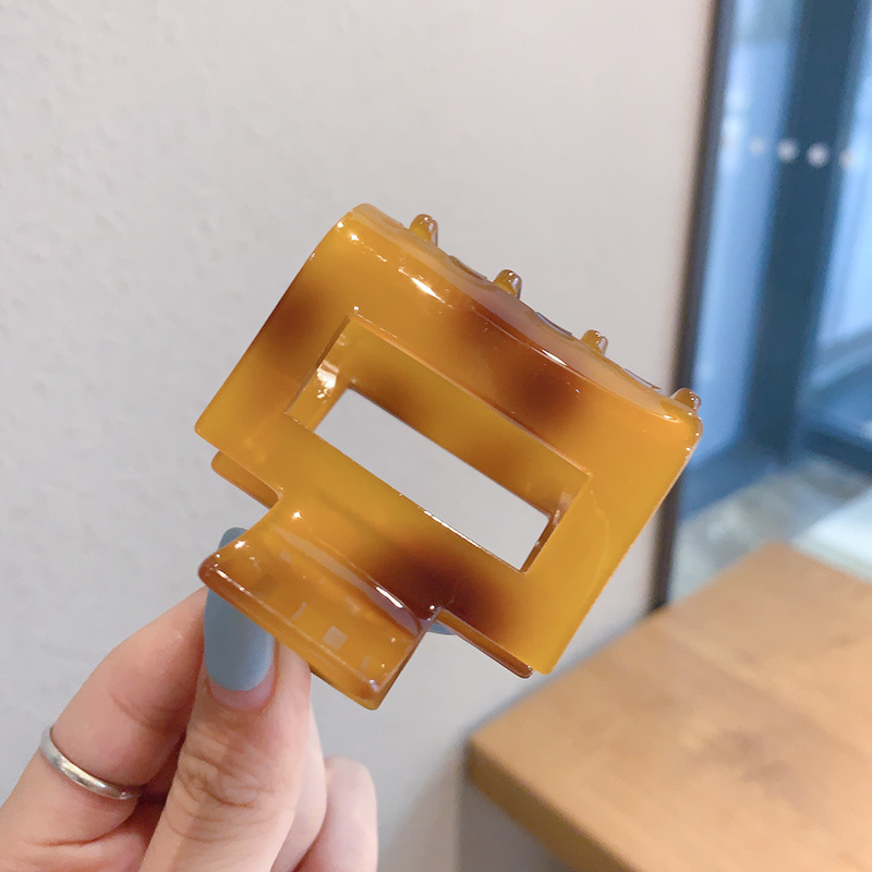 Kẹp Tóc Càng Cua Đơn Giản Phong Cách Hàn Quốc Nhiều Màu Trơn Tùy Chọn