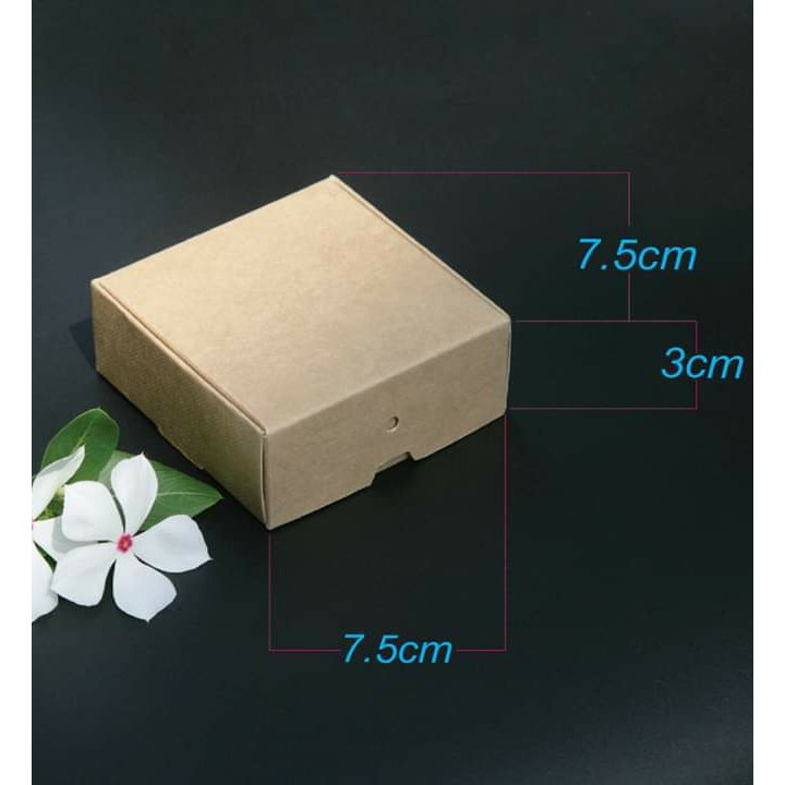 50 hộp giấy kraft đựng trang sức