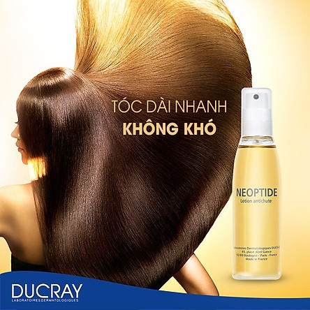 Dung dịch xịt giảm tóc gãy rụng ở nữ Ducray Neoptide Lotion 30ml