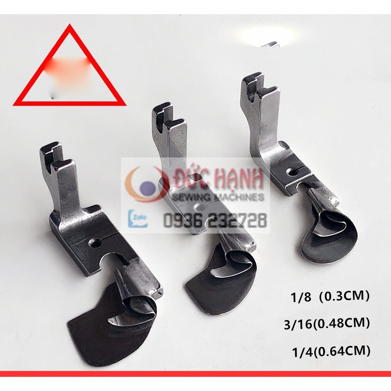 CHÂN VỊT CUỐN LAI BẦU VÀ LAI THẲNG MÁY CÔNG NGHIỆP 1 KIM