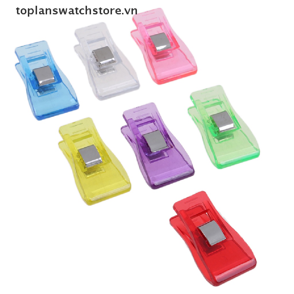 [toplanswatchstore] Set 10 Kẹp Nhựa Chuyên Dụng Cho May Vá