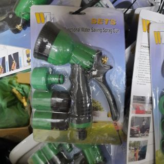 Vòi xịt nước tưới cây, rửa xe, phun sương đa năng
Kèm khớp nối