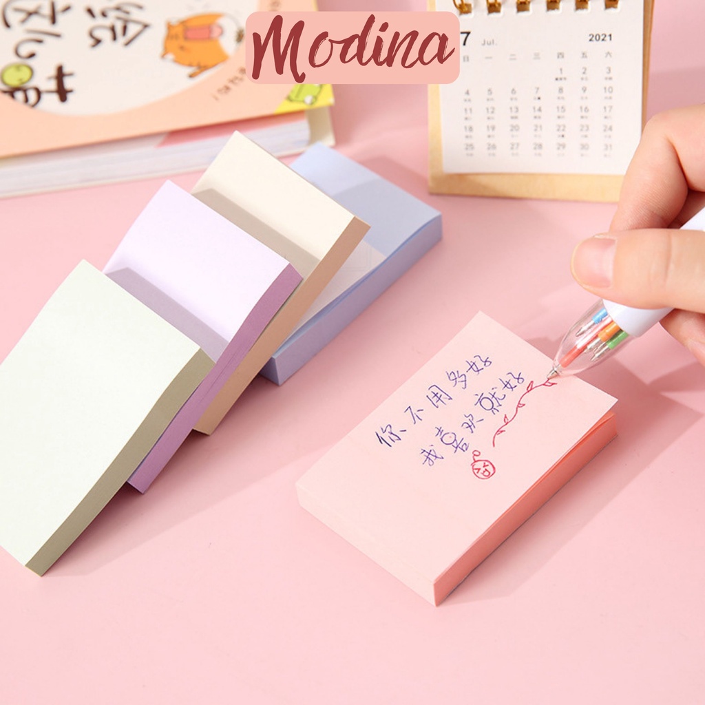 Giấy ghi chú dễ thương MODINA nhiều màu 5*7cm