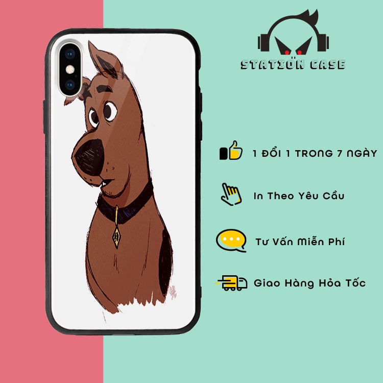 Ốp Lưng Kính Iphone 11 Hình Con chó Sang Chảnh SATION Iphone 6/6Plus/6S/6SPlus/7/7Plus/8/8Plus/X/Xs/XsMax/11Promax
