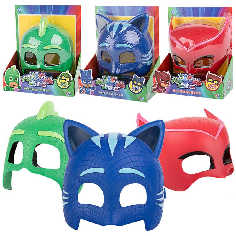 Pj Mặt Nạ Búp Bê Hình Catboy Owlette Gekko Ba Màu Khác Nhau Vui Nhộn Ngoài Trời Cho Trẻ Em