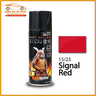 Sơn xịt samurai chuyên dùng, sơn kurobushi màu đỏ 23 400ml
