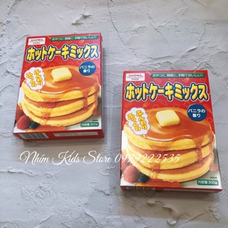 Bột làm bánh Pancake (Bánh Rán Doremon) Showa Nhật Bản 300g (hộp 2 túi x150g)