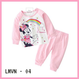 Bộ tay dài mickey xuất dư cho bé