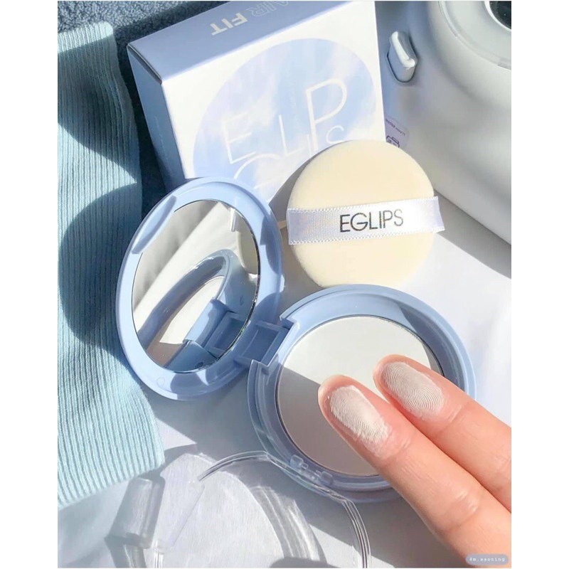 Phấn Phủ Siêu Mịn Che Phủ Lỗ Chân Lông Hiệu Quả Eglips Air Fit Powder Pact 8g