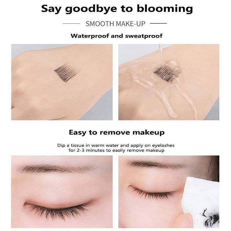 Mascara Sợi Tơ 4D Chống Thấm Nước Uốn Cong Làm Dày Và Dài Mi Thiết Kế Vỏ Họa Tiết Hoa Hướng Dương