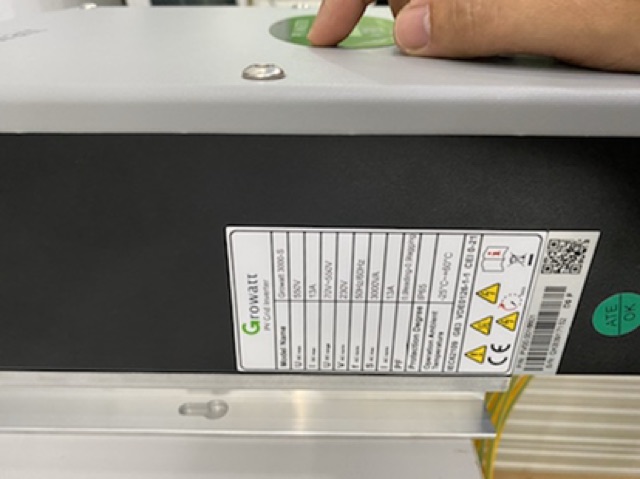 Bộ hòa lưới inverter Growatt 3kw! Hàng chính hãng có co, cq đầy đủ!bảo hành 5năm!!!