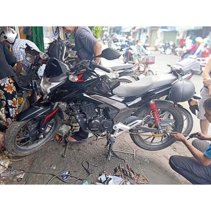 NHÔNG SÊN DĨA CHO XE HONDA CBF125 - LOẠI 12LI CÓ PHỐT CAO SU