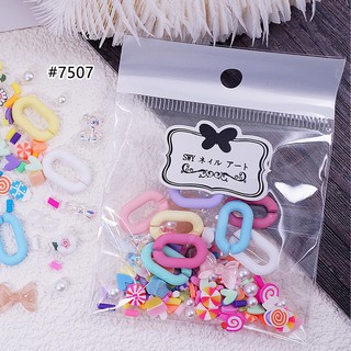 Set charm trang trí móng Hàn Quốc