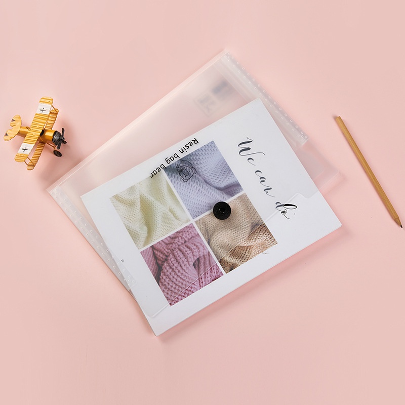 Túi đựng tài liệu nhiều ngăn a4 văn phòng phẩm - kẹp tài liệu trong suốt giá rẻ - file túi đựng tài liệu  - MIYABI STORE