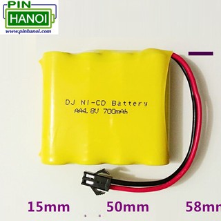 Pin sạc 4 viên aa 4.8v 700mah
