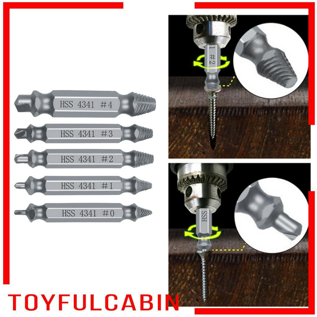 BITS Set 5 Mũi Khoan Lấy Ốc Vít Bị Hỏng