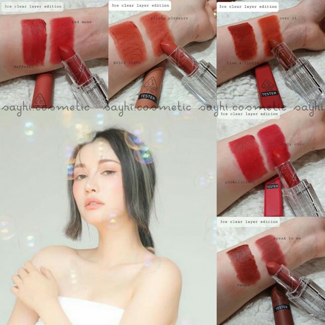 SON THỎI 3CE 💄💄[CHÍNH HÃNG] bắt trend sớm đã đặt gạch chờ chị em ting ting | BigBuy360 - bigbuy360.vn