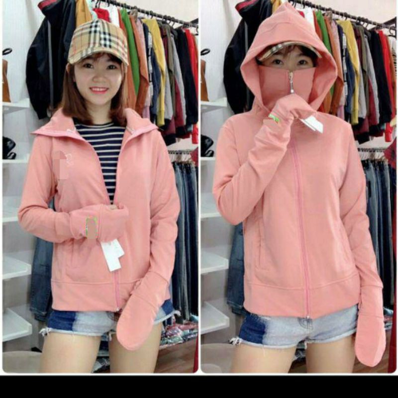 ÁO CHỐNG NẮNG Hoàn Hảo (Thêu Gussi 3 Trong 1 - Kèm Ảnh Thật)