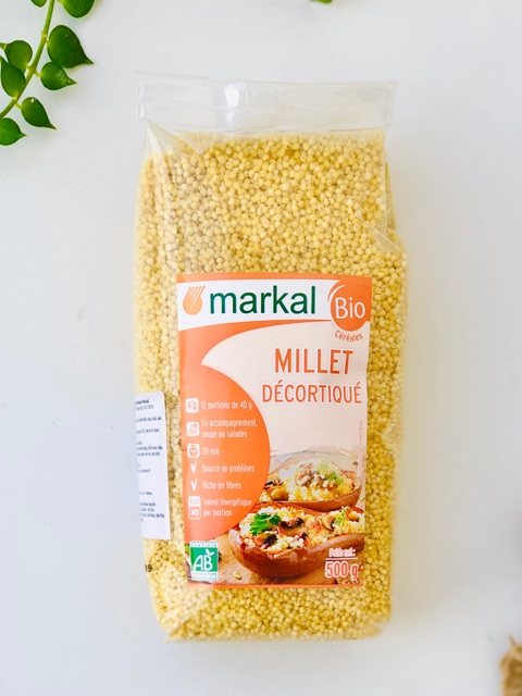 Hạt kê hữu cơ Markal 100g-500g