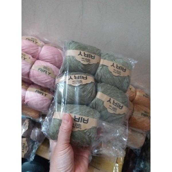 Sợi Airy giấy móc mũ nón, túi ví cầm tay