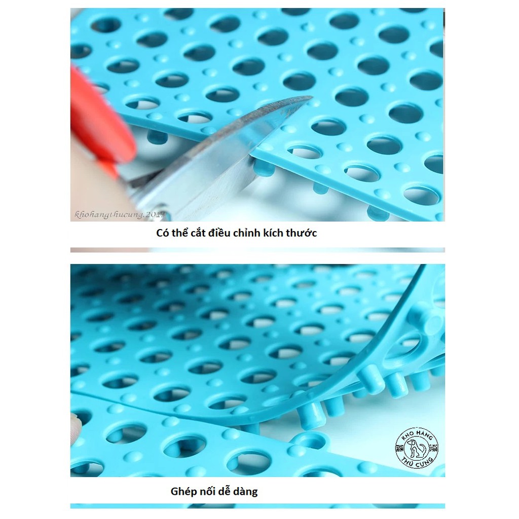 Tấm lót chuồng nuôi thỏ-hamster-chó-mèo kích thước 30x30cm