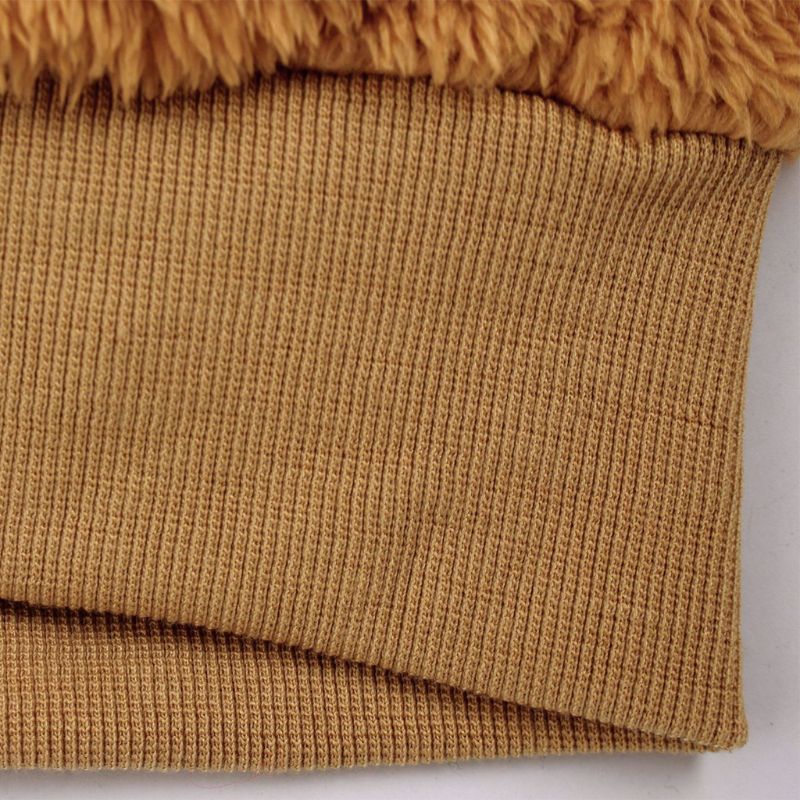 Áo Khoác Giả Lông Cừu Tay Dài Có Khóa Kéo Họa Tiết Da Báo Thời Trang Thu Đông Cho Nữ