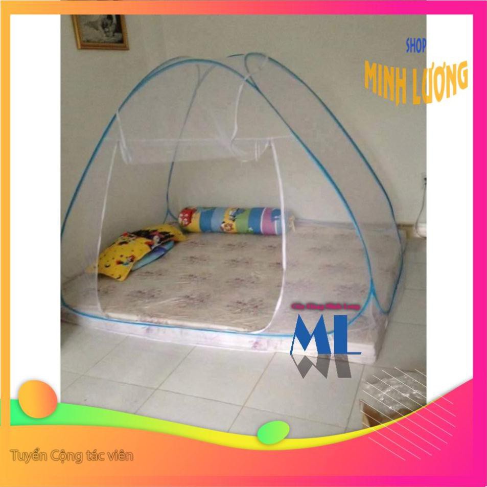 [THANH LÝ GIẢM GIÁ] Màn chụp tự bung đỉnh chóp 1m2 x 2m - XANH HOA