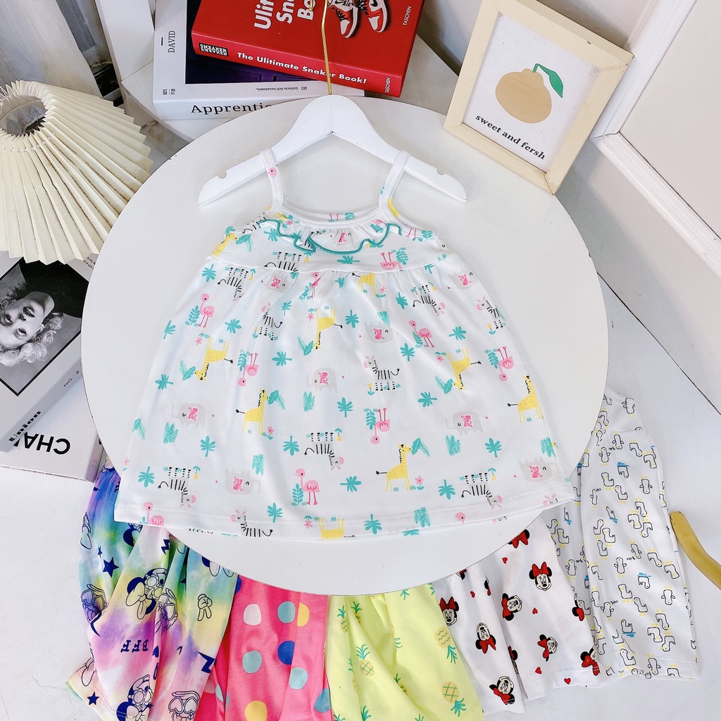 ✔️8-20kg✔️ Váy 2 dây xuất nhật bèo ngực xinh xắn cho bé gái 8-20kg BẢNG 2