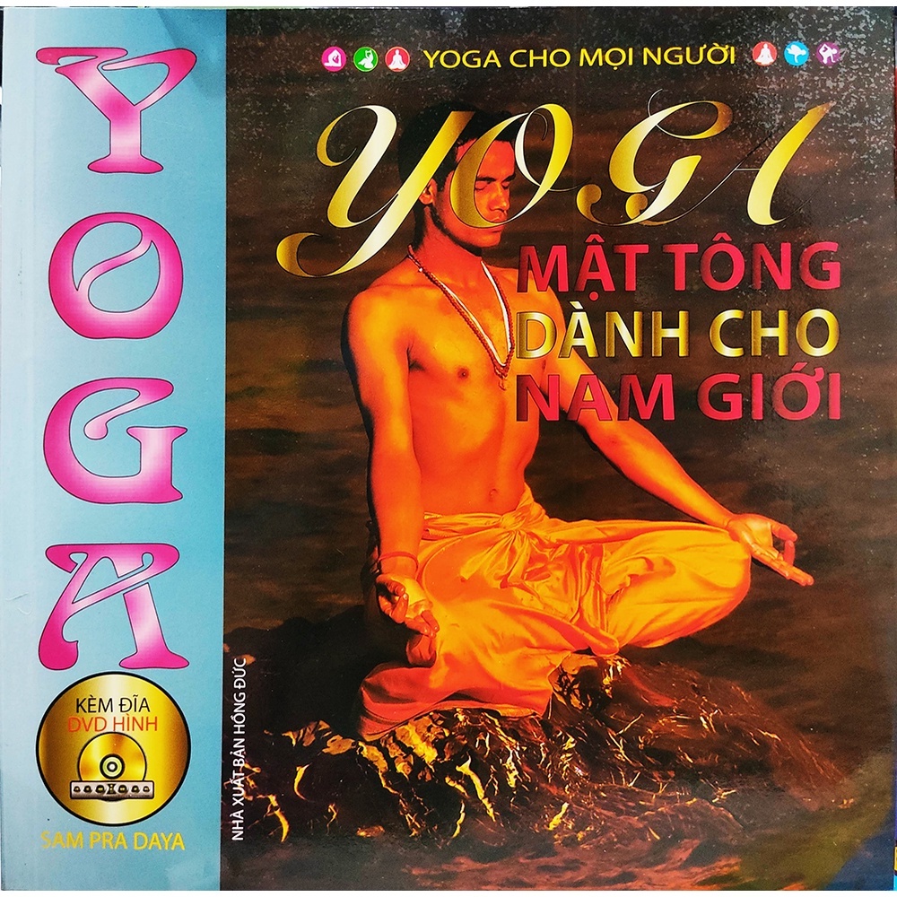 SÁCH - Yoga Mật Tông Dành Cho Nam Giới kèm đĩa DVD