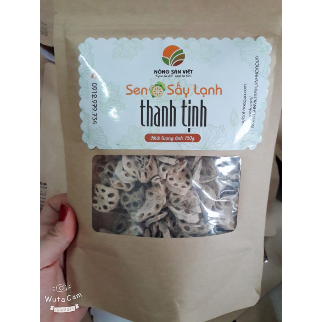 Củ sen sấy lạnh - túi 150g