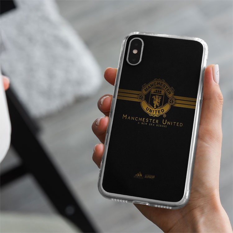 Ốp lưng iphone silicon chống bẩn đội bóng Manchester United A new era bgins cho Ip 5 đến 11 12 Pro Max BLUMAN0069