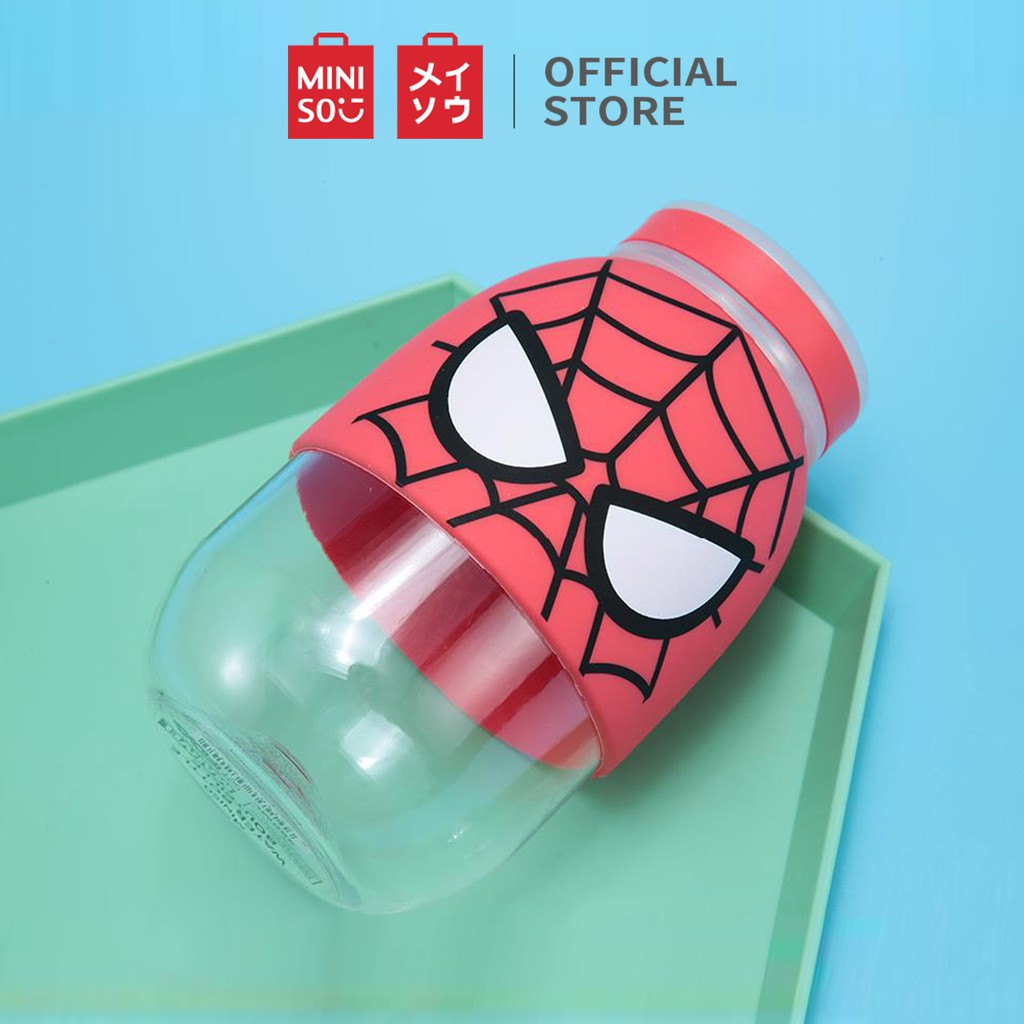 Bình nước Miniso nhựa Tritan siêu anh hùng Marvel 380ml - Hàng chính hãng