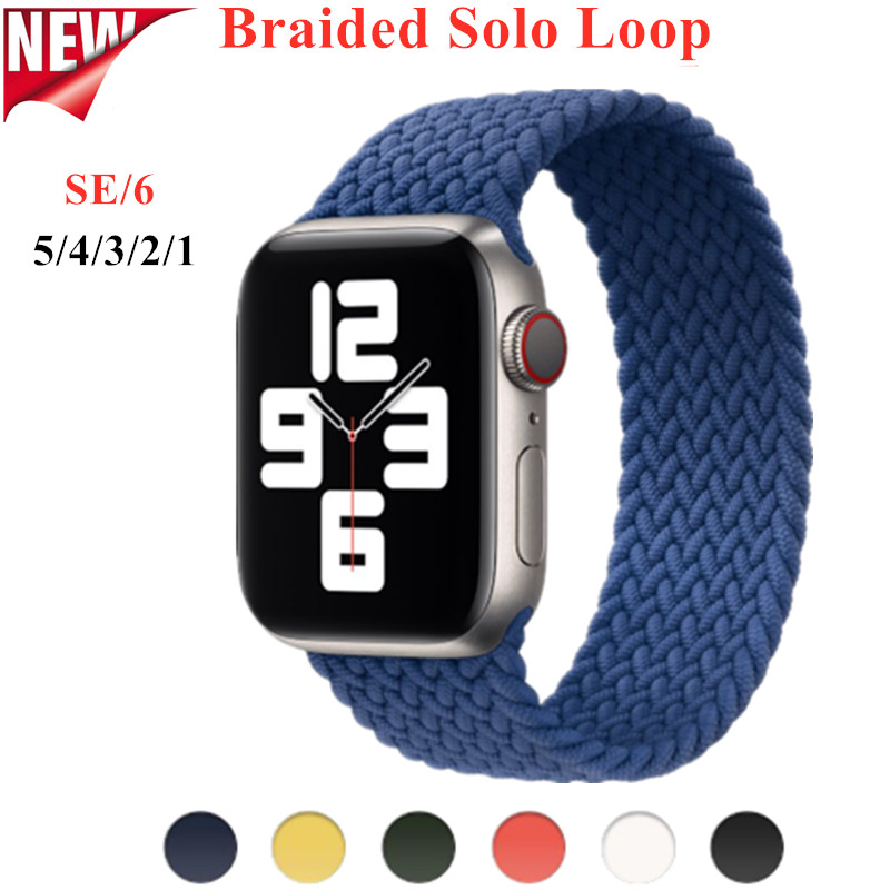 Dây Đeo Silicon Thay Thế Cho Đồng Hồ Thông Minh Apple Watch 6 Se Series 40mm 44mm Iwatch 5/4/3 38mm 42mm