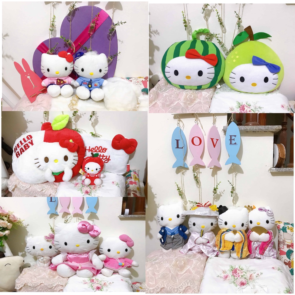 Thú nhồi bông 2hand mèo Kitty nhiều size