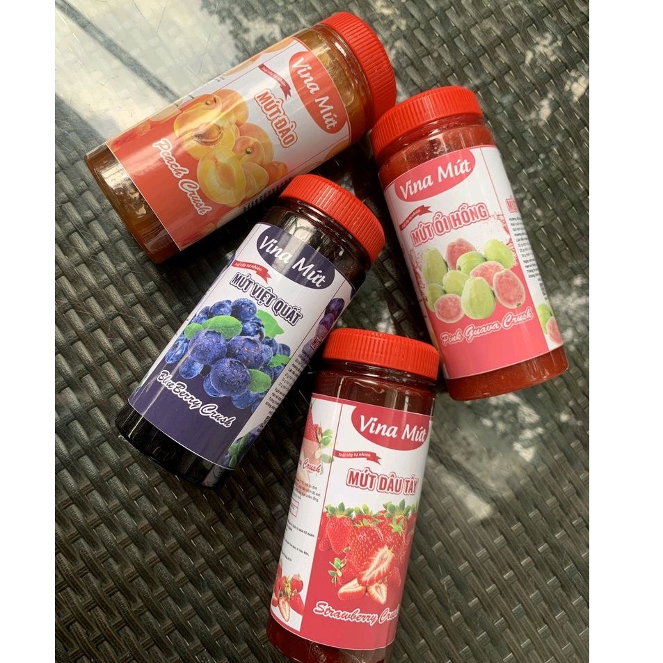 [Hàng Cao Cấp Loại 1]Sinh Tố Vina Mứt - Mứt Sinh Tố Trái Cây Vina Hũ 650g
