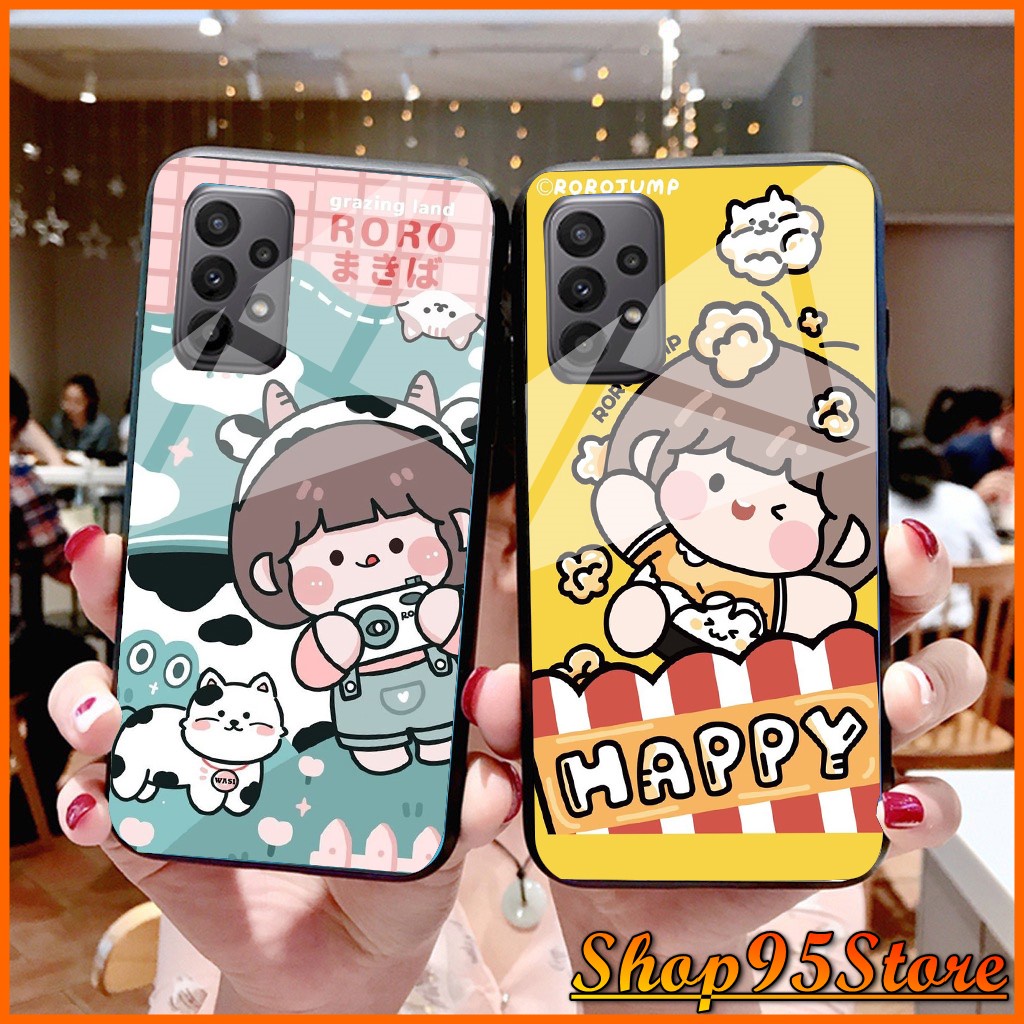 Ốp lưng phủ bóng Samsung Galaxy A03 A13 A23 A33 A53 A73 A11 A02s A21s A32 A52 A72 A31 A51 A71 M51 M62 họa tiết Jumb