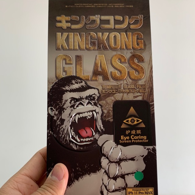 Dán màn hình cường lực KingKong full hộp sắt