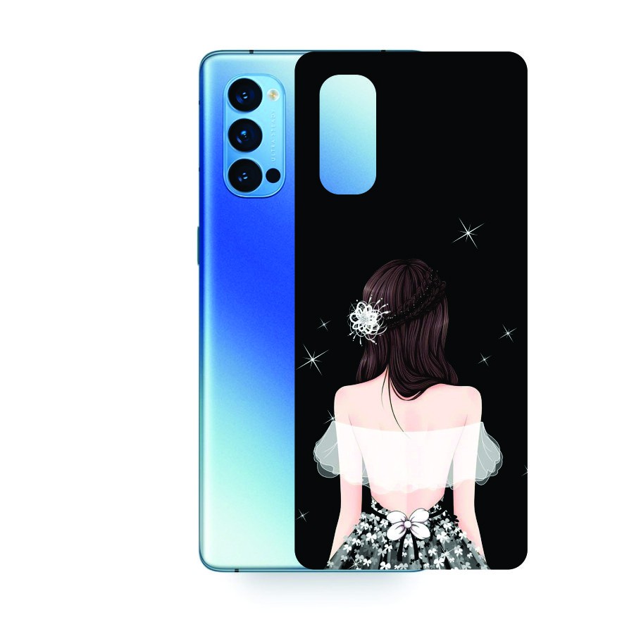 Miếng Dán Skin 3D mặt lưng OPPO reno 5 / reno 4 / reno 4pro , chống trầy xước, hình ảnh 3D sắt nét