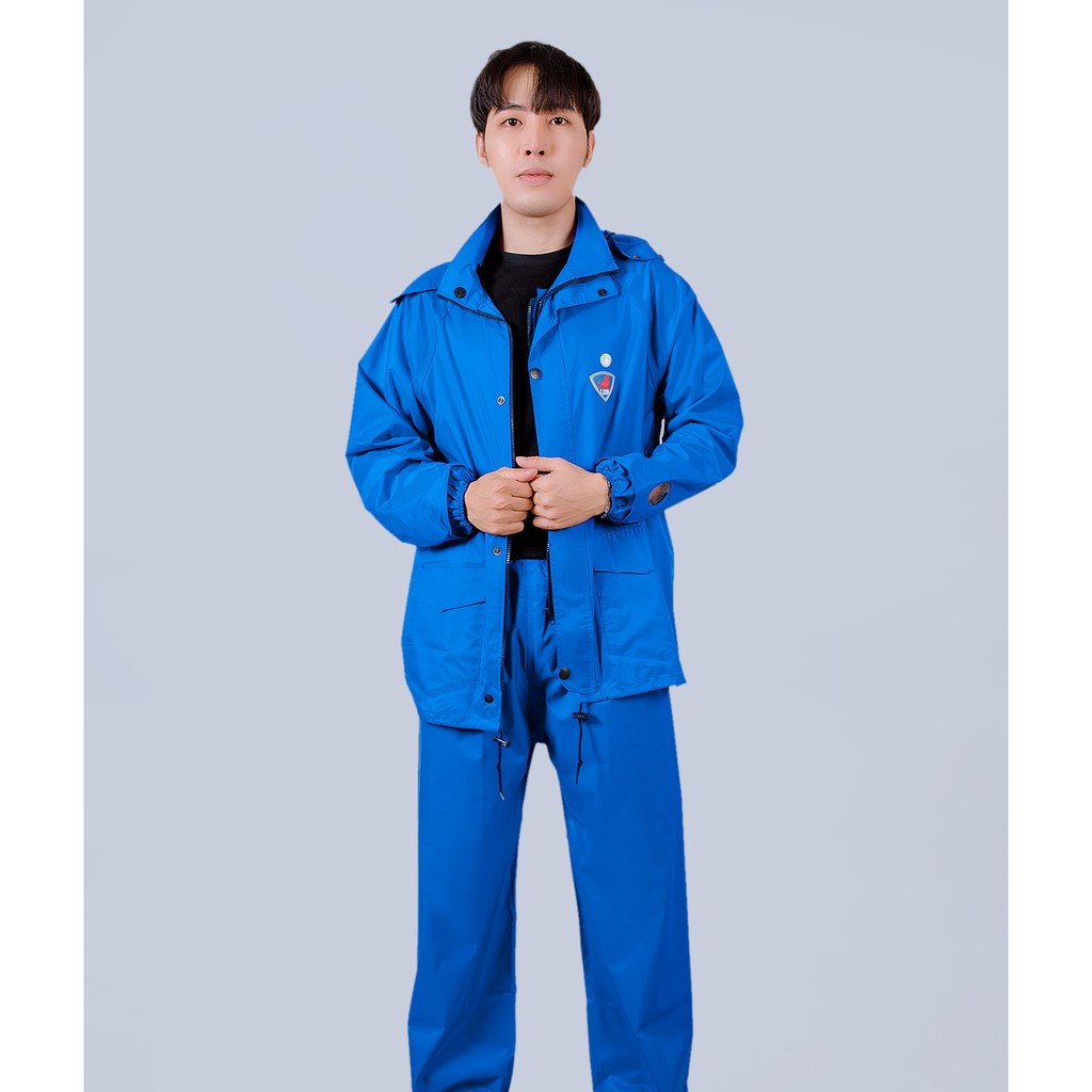 THANH LÝ BỘ ÁO MƯA LION 1 LỚP A3 2 KHÓA KÉO BAO GỒM NÓN RỜI, TÚI ĐỰNG CHUẨN CHẤT LƯỢNG XUẤT KHẨU