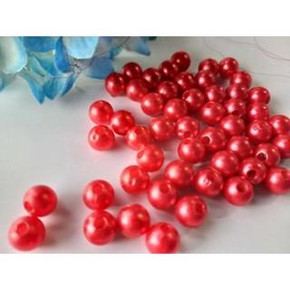 set 50 hạt cườm trắng, đỏ, xanh, đen