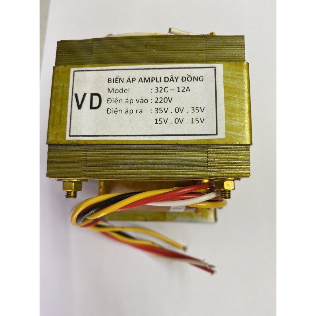 Biến áp Ampli 12A 35V đôi 100% Dây đồng