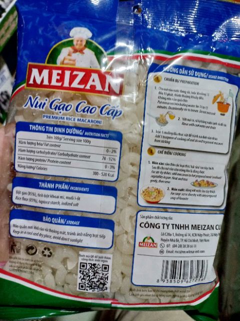 Nui gạo cao cấp Meizan 200g